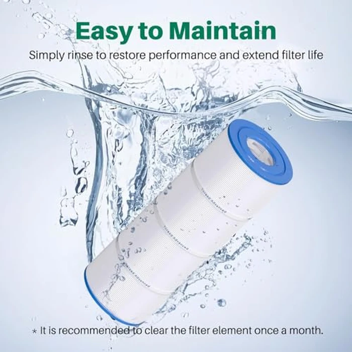 TOREAD PCC80 Pool Filter Replaces CCP320, Unicel C-7470, Ultral-A5, R173573, Filbur FC-1976, Clean and Clear Plus 320,4 X 80 sq. ft. L x OD:20 1/16"x 7" Filter Cartridge 4 Pack by TOREAD - Image 6