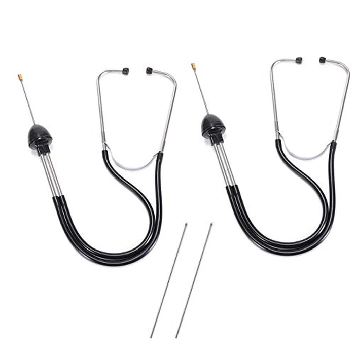 Lamoutor 2Pcs Automotive Mechanic Stethoscope Engine Stethoscope Tool for Cars, Trucks and Motorcycles by Lamoutor - Used - Like New condition - US$8.38