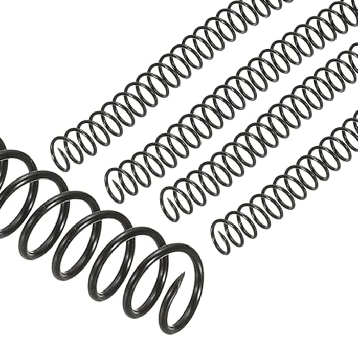 PATIKIL 14mm(9/16") Plastic Spiral Binding Coils, 50 Pcs Binding Spirals 115 Sheet Capacity 3:1 Pitch Binding Spirals for Binding Paper Sheets, Black by PATIKIL - Image 1
