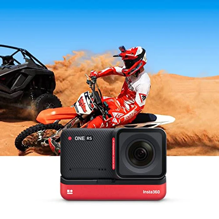 Insta360 ONE RS Twin Edition - Waterproof 4K 60fps Action Camera & 5.7K 360 Camera with Interchangeable Lenses, Stabilization, 48MP Photo, Active HDR, AI Editing by Insta360 - Image 4