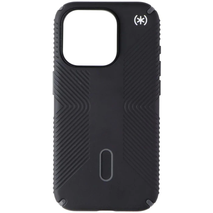 Speck Presidio2 Grip ClickLock Phone Case with MagSafe for iPhone 15 Pro - Black by Speck - Image 1