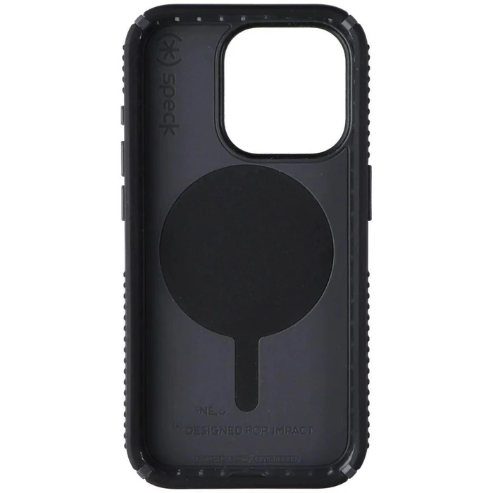 Speck Presidio2 Grip ClickLock Phone Case with MagSafe for iPhone 15 Pro - Black by Speck - Image 3