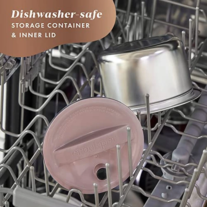 Crock-Pot 20oz Portable Electric Food Warmer, Personal Lunch Box Keeps Food Spill-Free & Warm, Ideal for Travel, Work, School, Car, On-the-Go, Dishwasher-Safe, Giftable, Blush Pink by Crock-Pot - Image 6