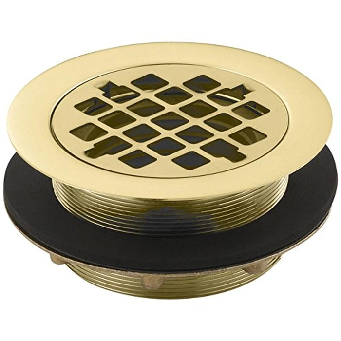 KOHLER Round shower drain for use with plastic pipe, gasket included by Kohler - Used - Like New condition - US$49.49