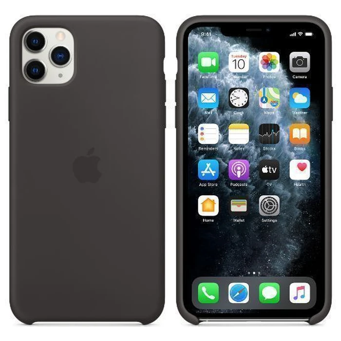 Apple Silicone Phone Case for iPhone 11 Pro Max - Black by Apple - Refurbished - Excellent condition - US$39.99