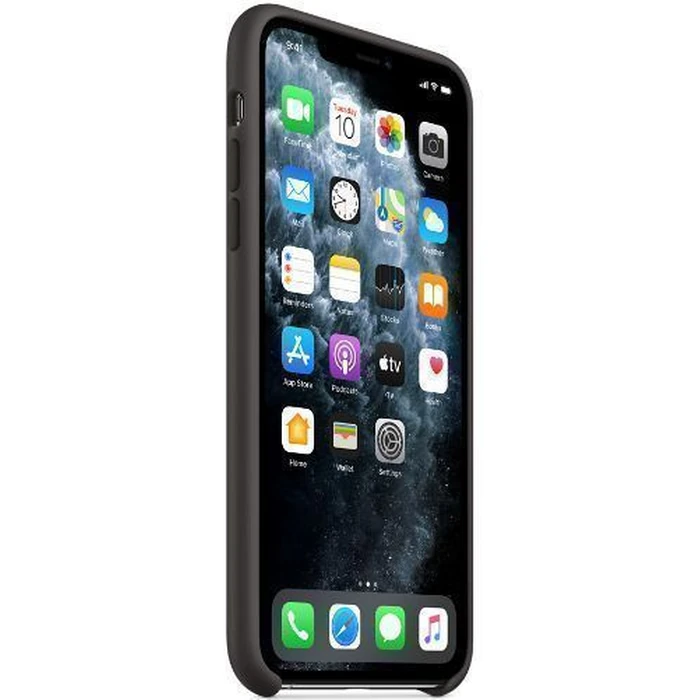 Apple Silicone Phone Case for iPhone 11 Pro Max - Black by Apple - Image 2