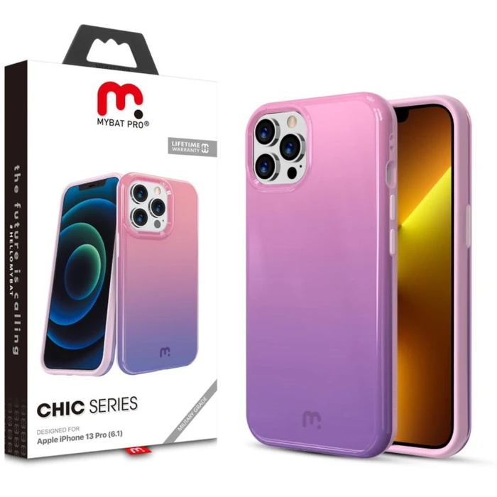 MyBat Pro Chic Series Phone Case for iPhone 13 Pro - Violet by MyBat Pro - Refurbished - Good condition - US$8.78