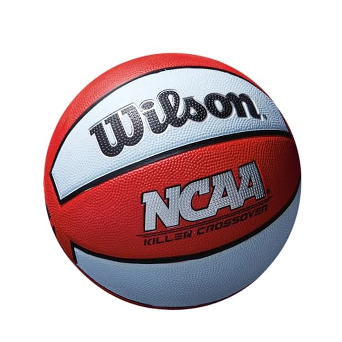 WILSON NCAA Killer Crossover Outdoor Basketball - Size 7 - 29.5", Red/White by WILSON - Image 3