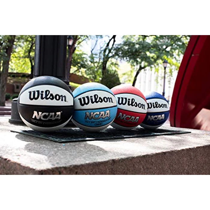 WILSON NCAA Killer Crossover Outdoor Basketball - Size 7 - 29.5", Red/White by WILSON - Image 4