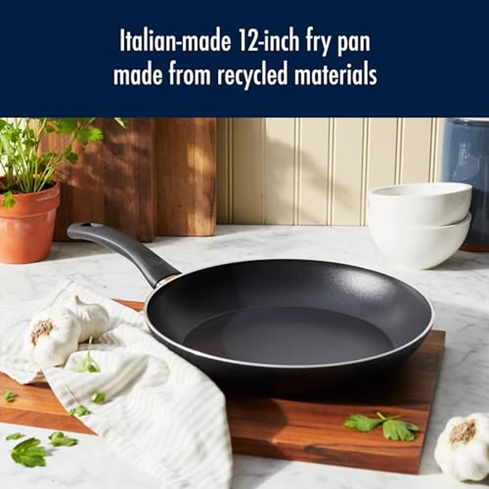 Henckels Everlift 12-inch Nonstick Frying Pan, Made in Italy, Durable 3-Layer Coating, Lightweight Aluminum from Recycled Materials, Oven Safe to 400 degreesF, Dishwasher Safe by HENCKELS - Image 3
