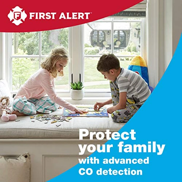First Alert Carbon Monoxide Detector, Plug-In Alarm with Battery Backup, CO606, White, 1-Pack by First Alert - Image 2