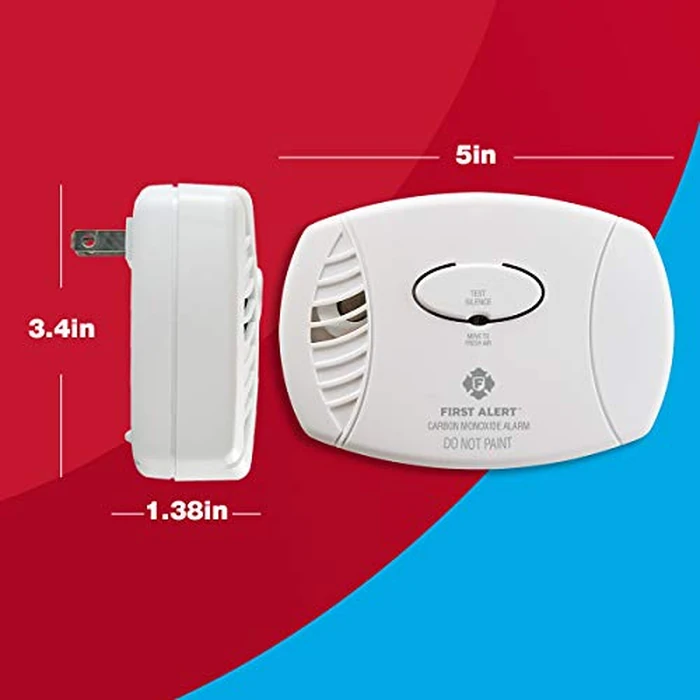First Alert Carbon Monoxide Detector, Plug-In Alarm with Battery Backup, CO606, White, 1-Pack by First Alert - Image 6