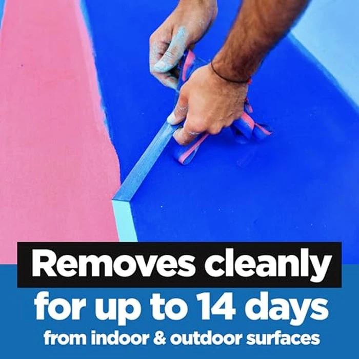 ScotchBlue Original Multi-Surface Painters Tape, 2 Inch Wide (1.88 In. x 60 Yds), 6 Rolls Blue Paint Tape Protects Surfaces & Removes Easily, Masking Tape for Indoor and Outdoor Use (2090-48TP6) by ScotchBlue - Image 5