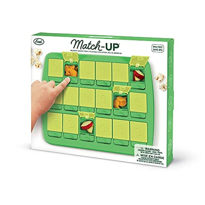 Genuine Fred MATCH UP Memory Snack Tray, Fun Interactive Snack Game for Kids, Travel Friendly Food Tray, Perfect Snacktivity for Picky Eaters by Genuine Fred - Image 5
