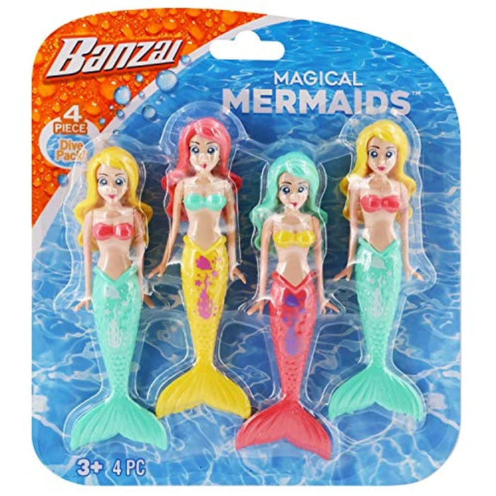 Banzai Dive Mermaids 4pc Colors May Vary by BANZAI - Image 3