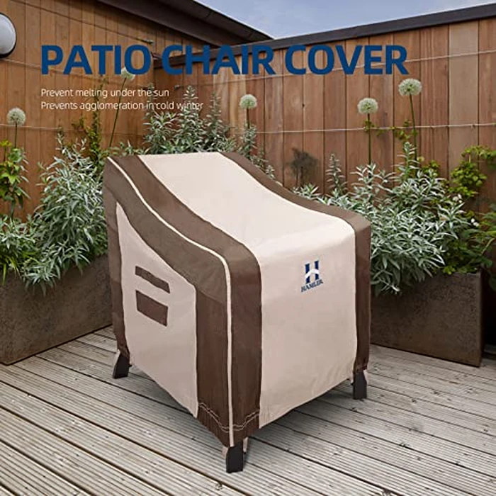 HAMLER Patio Chair Covers 2 Pack, Outdoor Chair Covers Waterproof Fits up to 40W x 40D x 36H inches, Heavy Duty Lawn Furniture Covers, Lounge Deep Seat Cover for Patio Furniture by HAMLER - Image 7