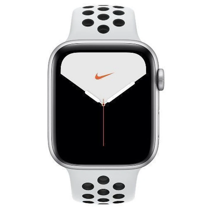 Apple Watch Series 5 (GPS) - 32GB - 40mm - Silver Nike (Aluminum) Case with Pure Platinum/Black Rubber Nike Sport Band by Apple - Image 1
