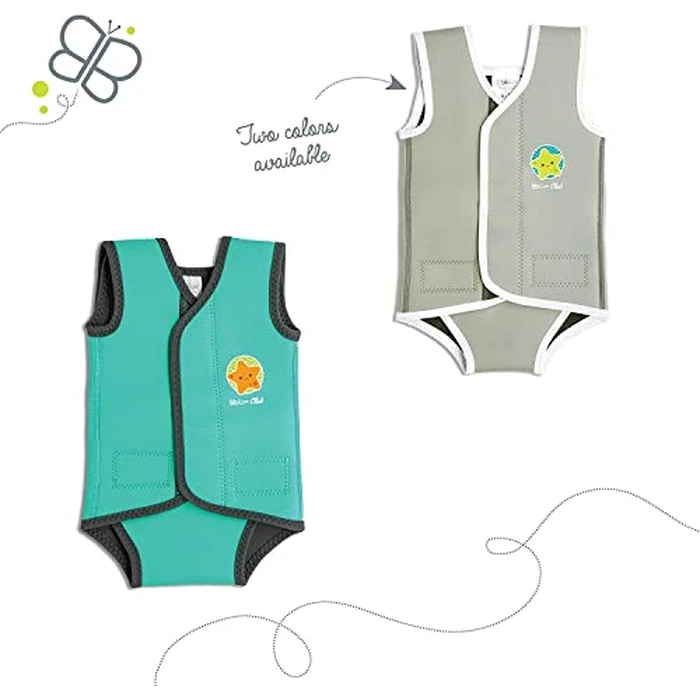 bblüv - Wräp - Warm Neoprene Wetsuit for Baby and Infants, Small (Grey) by bblüv - Image 7