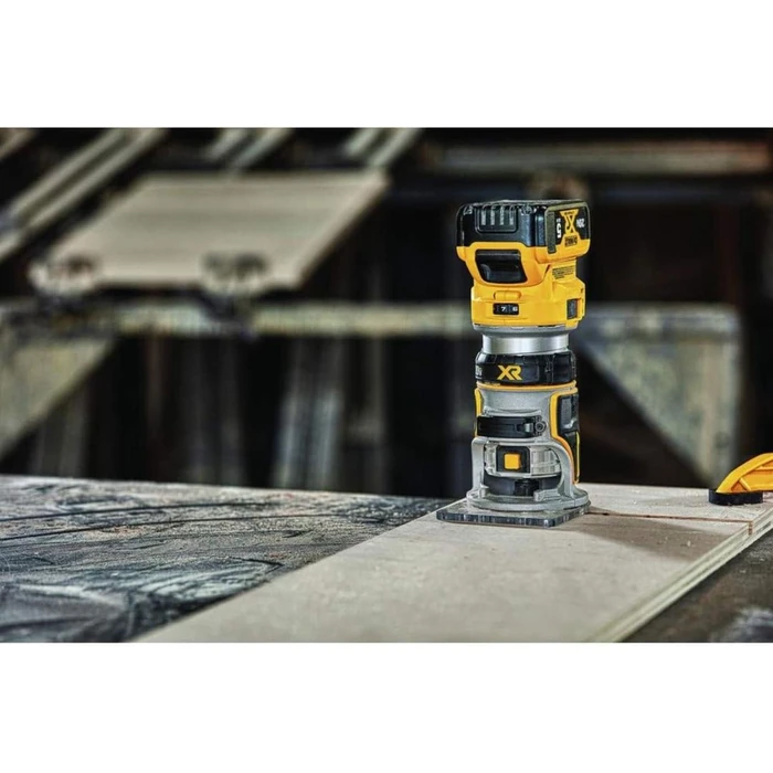Dewalt DCW600B-R 20V MAX* XR Brushless Cordless Compact Router (Tool Only) - Yellow by Dewalt - Image 7