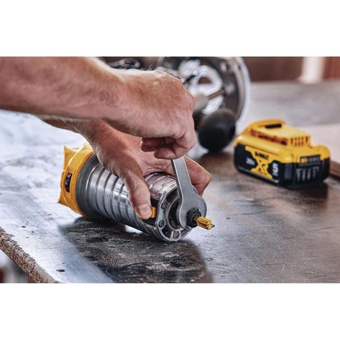 Dewalt DCW600B-R 20V MAX* XR Brushless Cordless Compact Router (Tool Only) - Yellow by Dewalt - Image 5