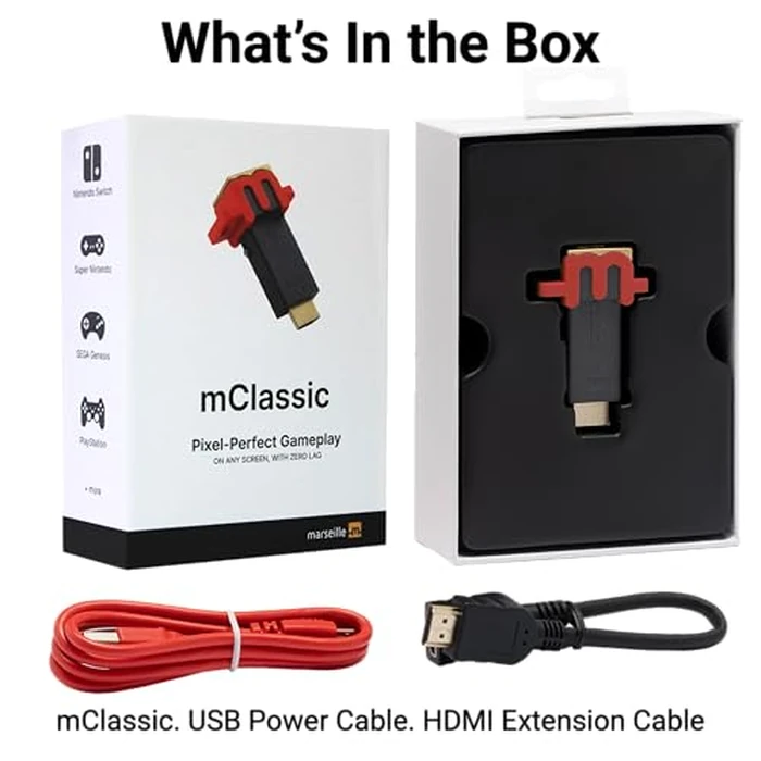 Marseille mClassic OG - Restore Your TVs Game Mode Image Quality, Lag Free, on Nintendo Switch, Xbox, PlayStation, Gamecube, N64, Wii, SNES, and More - Supports 1440p/60hz by Marseille - Image 6