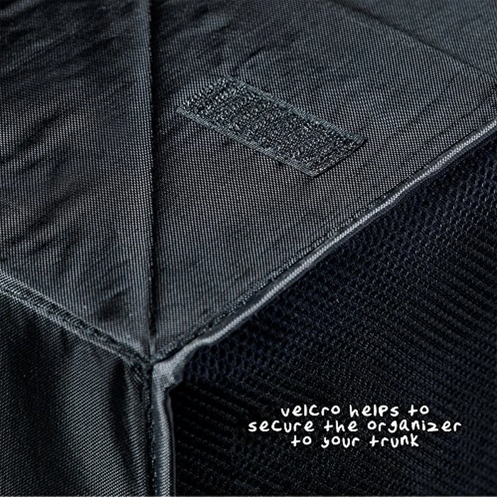 Honey-Can-Do SFT-01166 Soft Storage Chest, Black Folding Car Trunk Organizer by Honey-Can-Do - Image 4