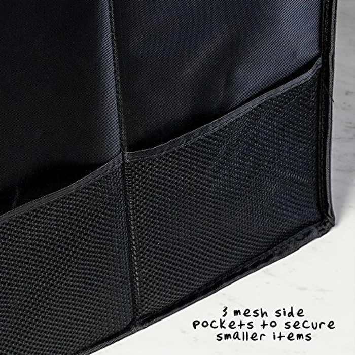 Honey-Can-Do SFT-01166 Soft Storage Chest, Black Folding Car Trunk Organizer by Honey-Can-Do - Image 5