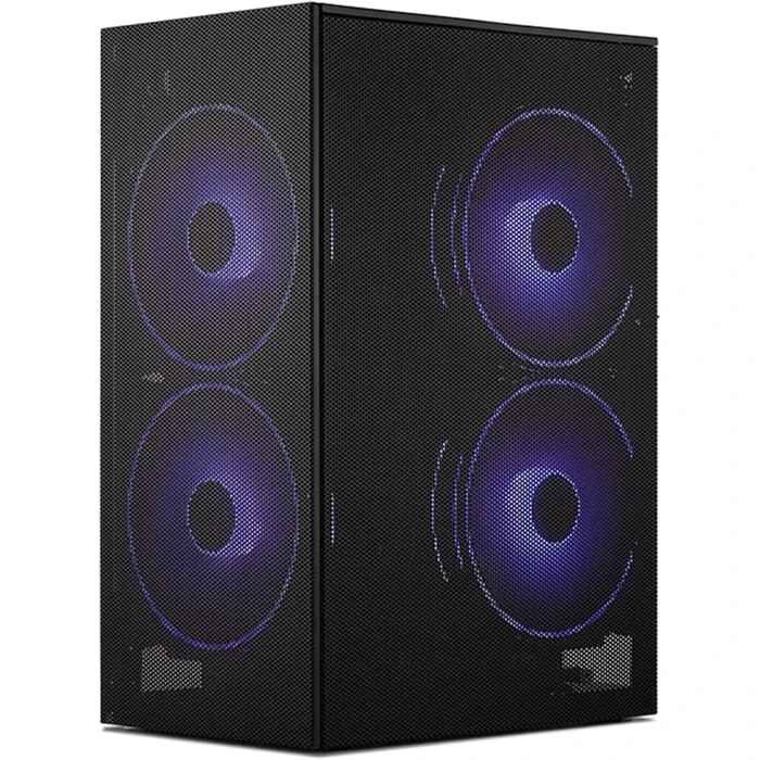 SSUPD Meshroom S V2 Mini-ITX Gaming PC Case (SFF), Full Mesh No Riser Cable, Compatible ATX MB/RX9070/5090/280mm AIO, USB Type-C (Black Variant B) by SSUPD - Image 3