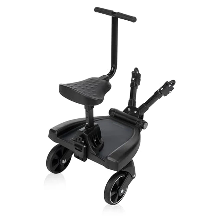 Maxi-Cosi Hop-on Board, Stroller Board, 2-In-1, Detachable Seat, Toddler Sit or Stand Attachments, Compatible With Most Maxi-Cosi Strollers - Black by Maxi-Cosi - Used - Very Good condition - CA$139.11
