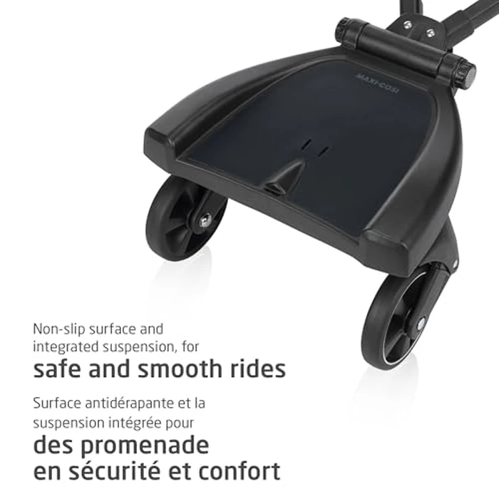 Maxi-Cosi Hop-on Board, Stroller Board, 2-In-1, Detachable Seat, Toddler Sit or Stand Attachments, Compatible With Most Maxi-Cosi Strollers - Black by Maxi-Cosi - Image 9