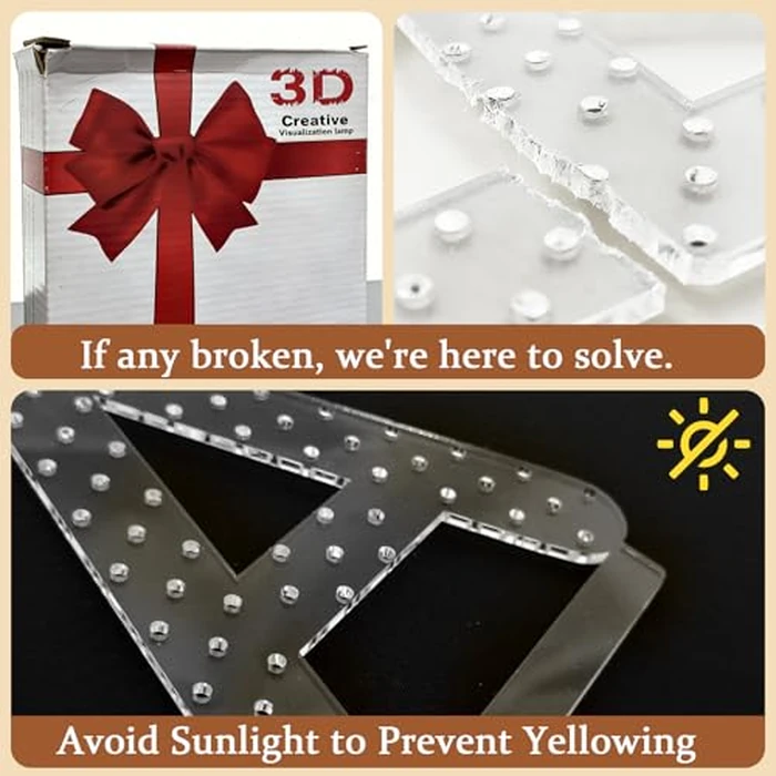 COSHAYSOO Initial Acrylic Earring Holder Organizer for Women Teen Girls with Butterfly Decoration LED Night Light Gifts Personalized Nursery Decor Teacher Nurse Appreciation Jewelry Stand Letter N by COSHAYSOO - Image 7