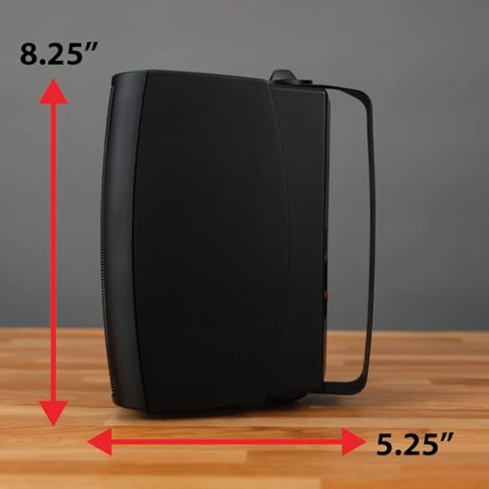 Dual Electronics LU43PB 4" 3-Way High Performance Outdoor Indoor Wired Speakers | Effortless Set Up | Home, Pool, Patio, Garage Use | Weather Resistant | Expansive Stereo Sound Coverage | Black by Dual Electronics - Image 5