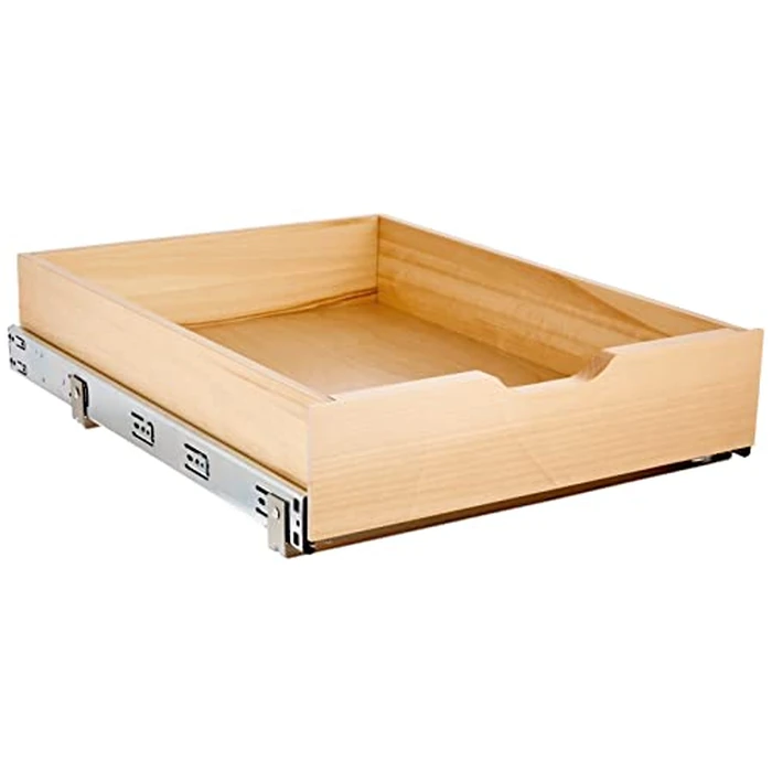 Knape & Vogt RS-WMUB-17-WD 5 in. H x 18 in. W x 22 in. D Soft-Close Wood Drawer Box Pull-Out Cabinet Organizer by Knape & Vogt - Image 1