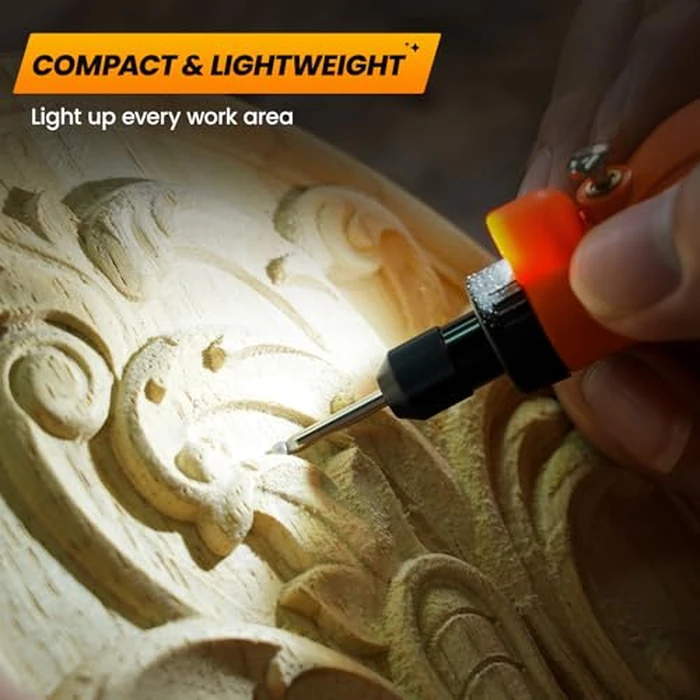 HARDELL Mini Cordless Rotary Tool, 5-Speed and USB Charging Rotary Tool Kit with 69 Accessories, Multi-Purpose 3.7V Power Rotary Tool for Sanding, Polishing, Drilling, Etching, Engraving, DIY Crafts by HARDELL - Image 5