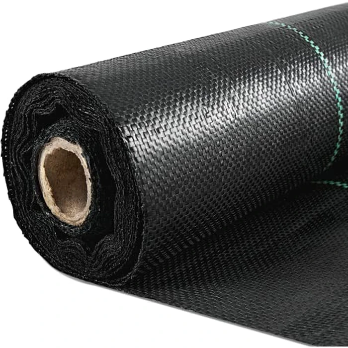 Happybuy 6.5FTx300FT Premium Weed Barrier Landscape Fabric Heavy Duty, 3OZ Woven Geotextile Fabric, High Permeability Good for Weed Blocker Gardening Mat, Driveway Fabric, Garden Weed Control Cloth by Happybuy - Image 1