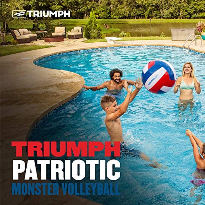 Triumph Sports Patriotic Monster Volleyball - from The Beach to The Backyard, Play Multiple Games with The Monster Volleyball by Triumph Sports - Image 2