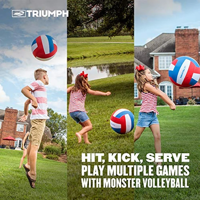 Triumph Sports Patriotic Monster Volleyball - from The Beach to The Backyard, Play Multiple Games with The Monster Volleyball by Triumph Sports - Image 4