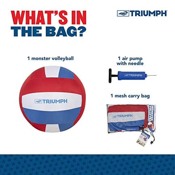 Triumph Sports Patriotic Monster Volleyball - from The Beach to The Backyard, Play Multiple Games with The Monster Volleyball by Triumph Sports - Image 6