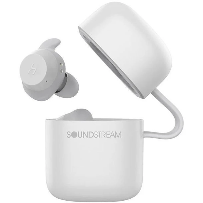 Soundstream H2GO True Wireless Stereo Bluetooth Earbuds - White by Soundstream - Refurbished - Excellent condition - US$35.59