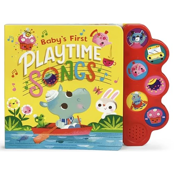 Playtime Songs - Interactive Children's Song Book with 6 Sing-Along Tunes by Cottage Door Press - Image 1
