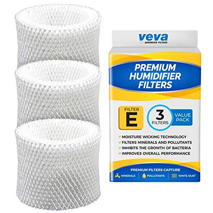 VEVA 3-Pack Premium Humidifier Filters - Replacement for HW Filter E, HC-14, HCM-6009, HCM-6011, HEV680, HEV685 Series, Long-Lasting by VEVA - Image 1