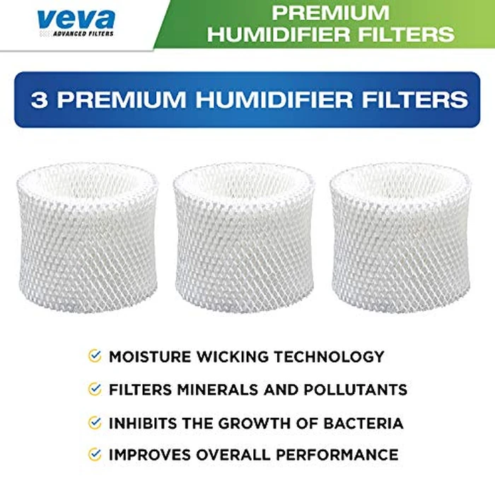 VEVA 3-Pack Premium Humidifier Filters - Replacement for HW Filter E, HC-14, HCM-6009, HCM-6011, HEV680, HEV685 Series, Long-Lasting by VEVA - Image 2