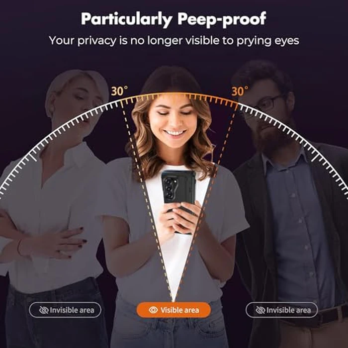 NINKI for Samsung Galaxy Z Fold 7 Case with S Pen Holder & Stylus and Invisible Kickstand,Built in Privacy Screen Protector and Hinge Phone Cover for Samsung Z Fold 7 Case with Slim S Pen Slot - Black by NINKI - Image 2