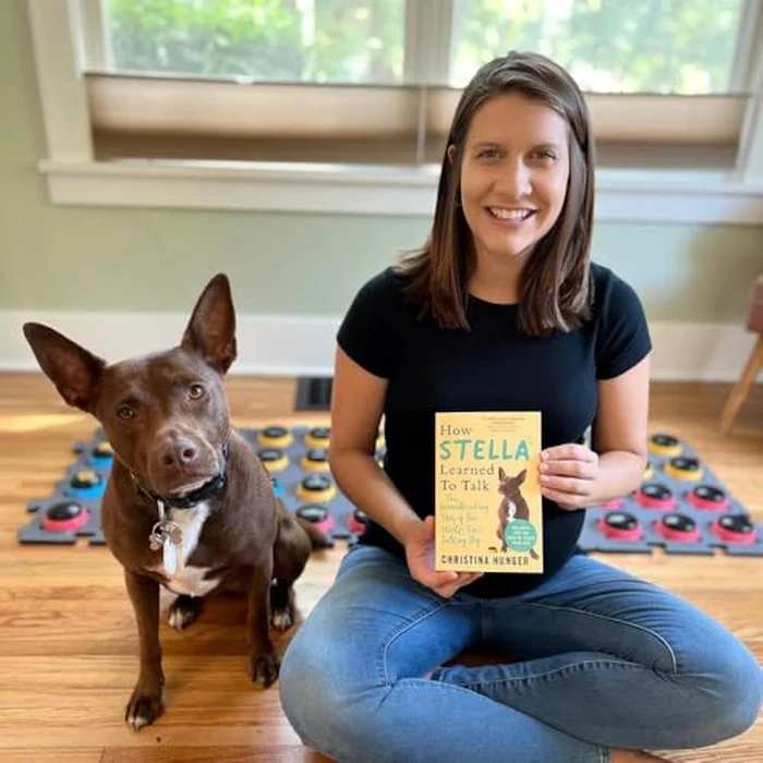 Hunger for Words Talking Buttons Starter Set - Recordable Buttons to Teach Your Dog to Communicate, Dog Training Games, Plastic, Multicolor by Hunger For Words - Image 6