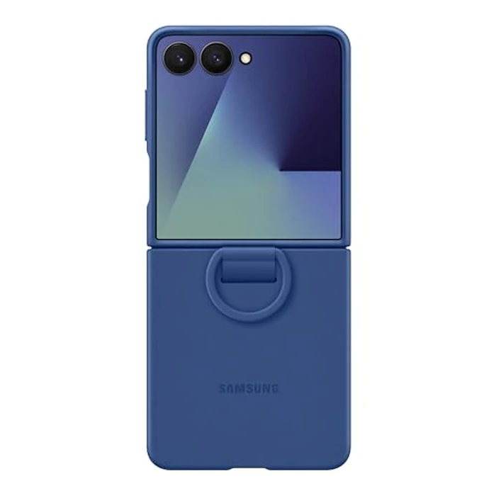 Samsung Galaxy Z Flip7 Official Ring Phone Case Silicone, Easy to Carry, Soft, Sleek, US Version, Navy by Samsung - Image 2