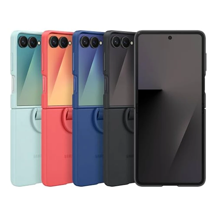 Samsung Galaxy Z Flip7 Official Ring Phone Case Silicone, Easy to Carry, Soft, Sleek, US Version, Navy by Samsung - Image 9