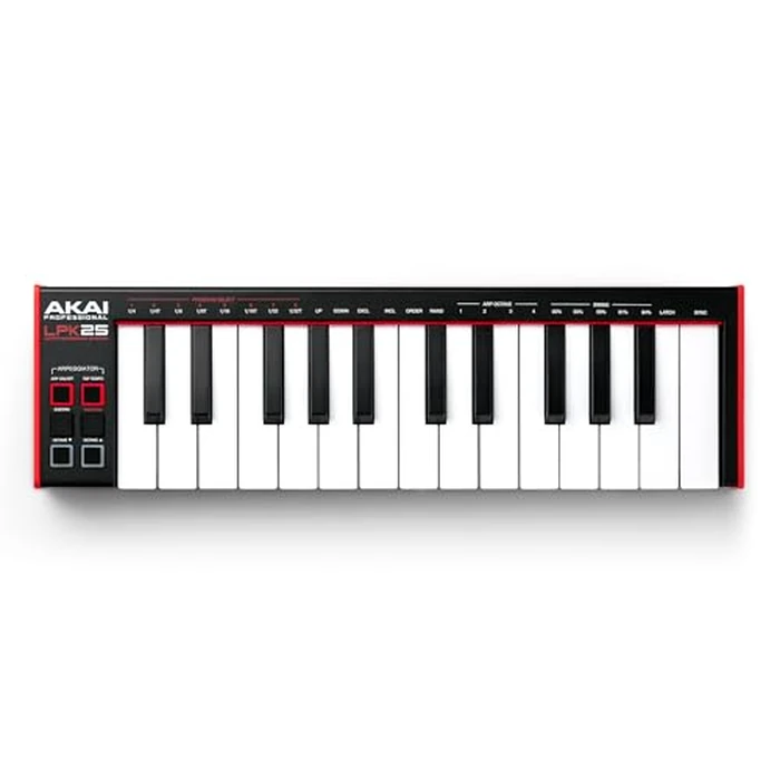 Akai Professional LPK25 - USB MIDI Keyboard Controller with 25 Responsive Synth Keys for Mac and PC, Arpeggiator and Music Production Software,black by Akai Professional - Image 9