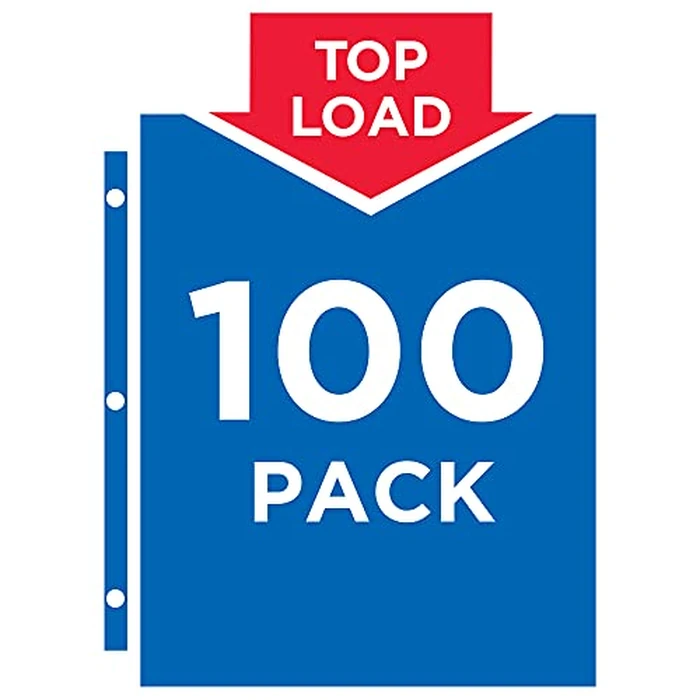 AVERY 74100 Heavyweight Sheet Protectors, Diamond Clear, Acid Free and Archival Safe, 100/Box One Size by Avery - Image 4
