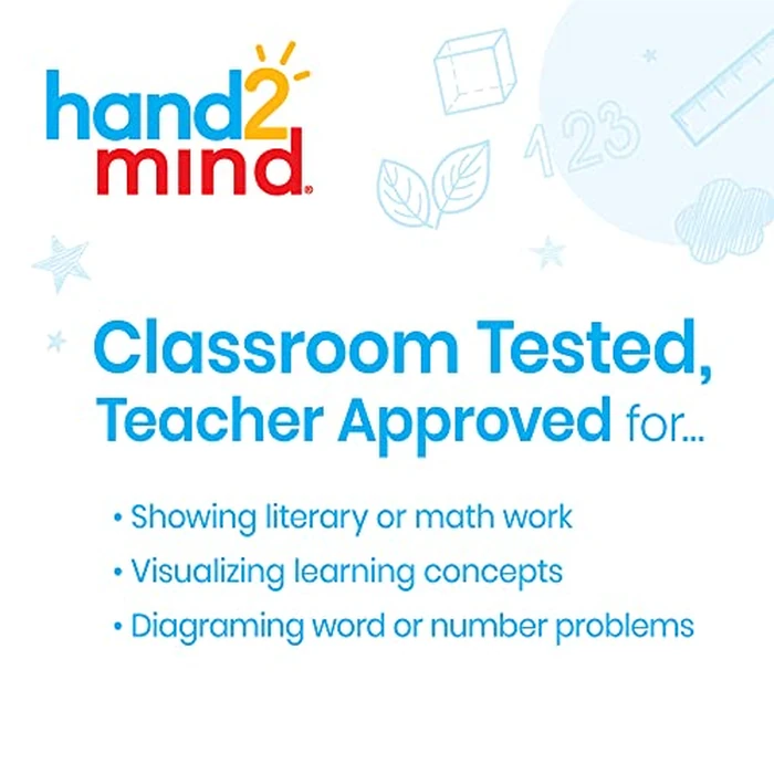 hand2mind Double-Sided Centimeter Grid, Graph Dry Erase Boards (Pack of 10) by hand2mind - Image 2