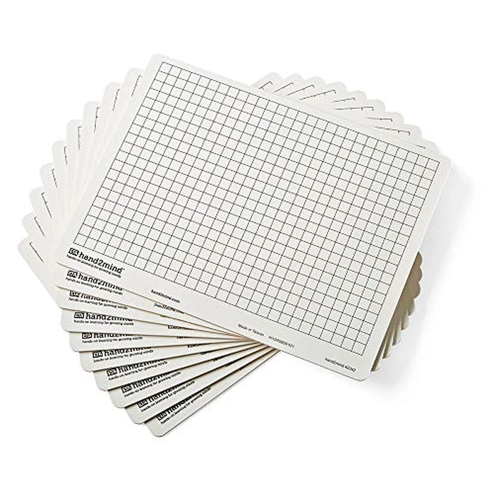 hand2mind Double-Sided Centimeter Grid, Graph Dry Erase Boards (Pack of 10) by hand2mind - Image 5